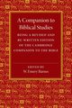 A Companion to Biblical Studies, 
