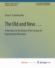 The Old and New... A Narrative on the History of the Society for Experimental Mechanics, Sciammarella Cesar A.