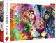 Trefl puzzle 1000 Kolorowy lew, 