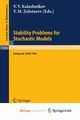 Stability Problems for Stochastic Models, 
