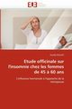 Etude officinale sur l''insomnie chez les femmes de 45 ? 60 ans, RULLIAT-A
