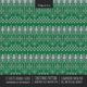 Christmas Pattern Scrapbook Paper Pad 8x8 Decorative Scrapbooking Kit for Cardmaking Gifts, DIY Crafts, Printmaking, Papercrafts, Green Knit Ugly Sweater Style, Crafty As Ever