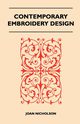 Contemporary Embroidery Design, Nicholson Joan