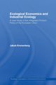 Ecological Economics and Industrial Ecology, Kronenberg Jakub