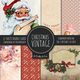 Vintage Christmas Scrapbook Paper Pad 8x8 Scrapbooking Kit for Papercrafts, Cardmaking, DIY Crafts, Holiday Theme, Retro Design, Crafty As Ever