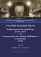 Protokoy posiedze Senatu Uniwersytetu Poznaskiego 1945-1955 oraz Uniwersytetu im. Adama Mickiewicza w Poznaniu, 