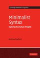 Minimalist Syntax, Radford Andrew
