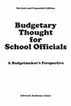 Budgetary Thought For School Officials, Lehan Edward Anthony