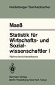 Statistik fr Wirtschafts- und Sozialwissenschaftler I, Maass S.