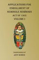 Applications For Enrollment of Seminole Newborn  Volume I, 