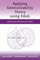 Applying Generalizability Theory using EduG, Cardinet Jean