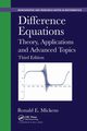 Difference Equations, Mickens Ronald E.