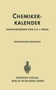 Chemiker-Kalender, von Vogel Hans Ulrich