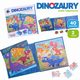 Puzzle magnetyczne Dinozaury, 