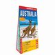 Australia laminowana mapa samochodowo-turystyczna 1:4 250 000, 