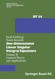One-Dimensional Linear Singular Integral Equations, Gohberg I.