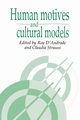 Human Motives and Cultural Models, 