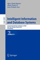 Intelligent Information and Database Systems, 