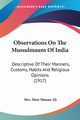 Observations On The Mussulmauns Of India, Ali Mrs. Meer Hassan