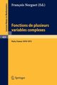 Fonctions de Plusieurs Variables Complexes, 