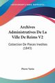 Archives Administratives De La Ville De Reims V2, Varin Pierre