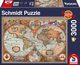 Puzzle 3000 Staroytna mapa wiata, 