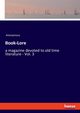 Book-Lore, Anonymous