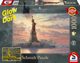 Puzzle 1000 Thomas Kinkade Statua Wolnoci / Nowy Jork (wiec w ciemnoci), 