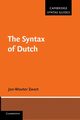 The Syntax of Dutch, Zwart Jan-Wouter