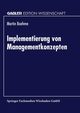 Implementierung Von Managementkonzepten, Boehme Martin