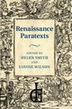 Renaissance Paratexts, 