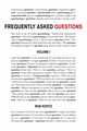Frequently Asked Questions, Volume 1, Kovitz Rob
