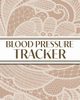 XL Large Print 1-Year Blood Pressure Tracker (Beige Lace), Revive Stationery
