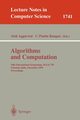 Algorithms and Computations, 