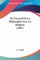 De L'Accord De La Philosophie Avec La Religion (1801), Nagel J. J.