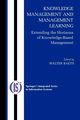 Knowledge Management and Management Learning, 