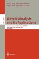 Wavelet Analysis and Its Applications, 
