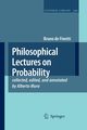 Philosophical Lectures on Probability, de Finetti Bruno