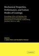 Mechanical Properties, Performance, and Failure Modes of Coatings, 