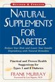 Natural Supplements for Diabetes, Murray Frank