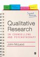 Qualitative Research in Counselling and Psychotherapy, McLeod John