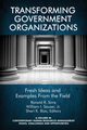 Transforming Government Organizations, 