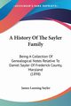 A History Of The Sayler Family, Sayler James Lanning