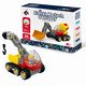 Klocki Maych Geniuszy konstrukcyjne Pojazdy budowlane 4w1 36 elementw, 