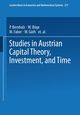 Studies in Austrian Capital Theory, Investment, and Time, 