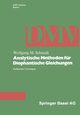 Analytische Methoden Fa1/4r Diophantische Gleichungen, Schmidt W. M.