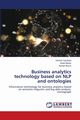 Business analytics technology based on NLP and ontologies, Vysotska Victoria