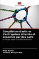 Compilation d'articles d'entreprises attests et examins par des pairs, Kumar Rajib