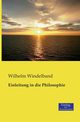 Einleitung in die Philosophie, Windelband Wilhelm