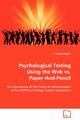 Psychological Testing Using the Web vs. Paper-And-Pencil, English D. Nicole